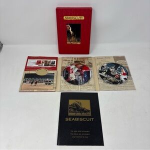 ✨💎3 for 9$💎✨ Seabiscuit Collector's Edition DVD Set - Red and Black